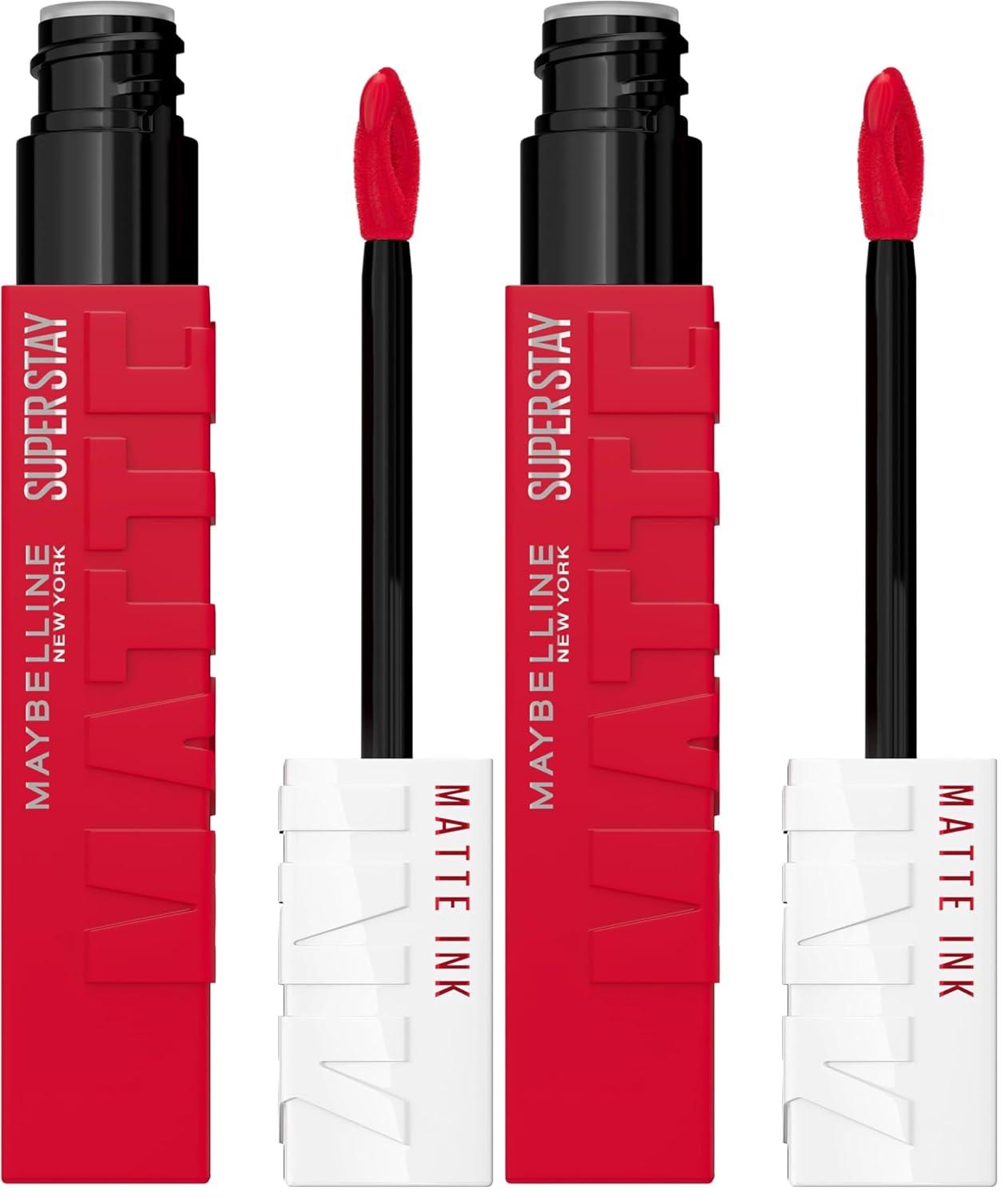 imageMAYBELLINE Super Stay Matte Ink Liquid Lipstick Makeup Long Lasting High Impact Color Up to 16H Wear Insider Midtone Yellow Brown325 SHOT CALLER
