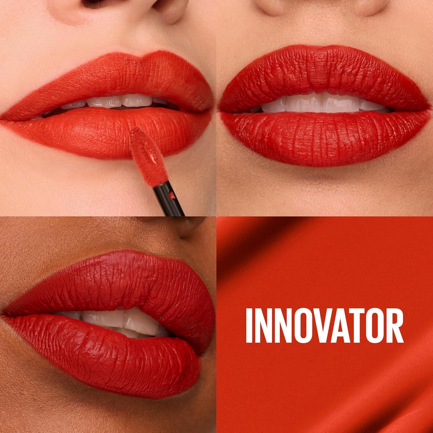 imageMAYBELLINE Super Stay Matte Ink Liquid Lipstick Makeup Long Lasting High Impact Color Up to 16H Wear Insider Midtone Yellow Brown330 INNOVATOR