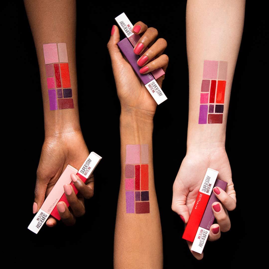 imageMAYBELLINE Super Stay Matte Ink Liquid Lipstick Makeup Long Lasting High Impact Color Up to 16H Wear Insider Midtone Yellow Brown40 BELIEVER