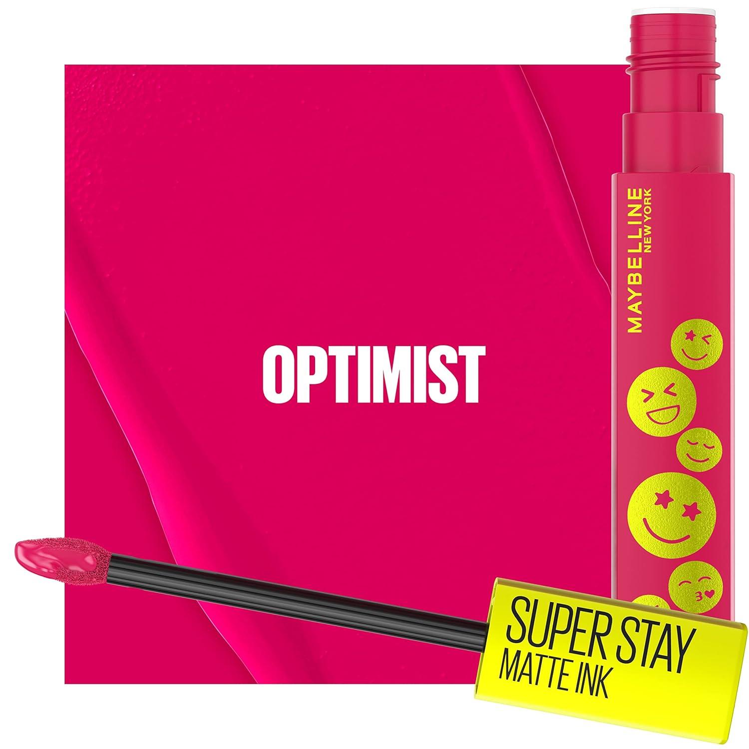 imageMAYBELLINE Super Stay Matte Ink Liquid Lipstick Makeup Long Lasting High Impact Color Up to 16H Wear Insider Midtone Yellow Brown460 OPTIMIST