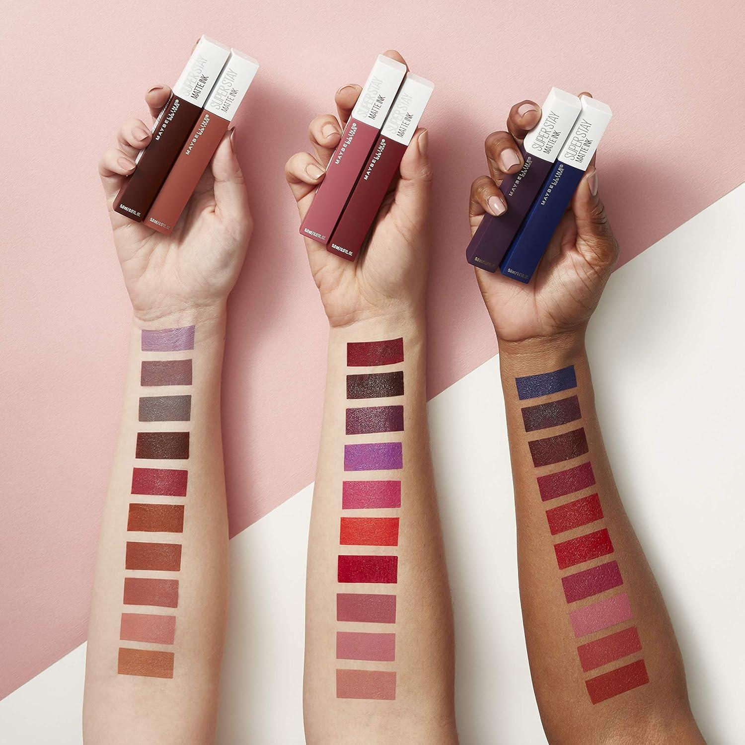 imageMAYBELLINE Super Stay Matte Ink Liquid Lipstick Makeup Long Lasting High Impact Color Up to 16H Wear Insider Midtone Yellow Brown5 LOYALIST