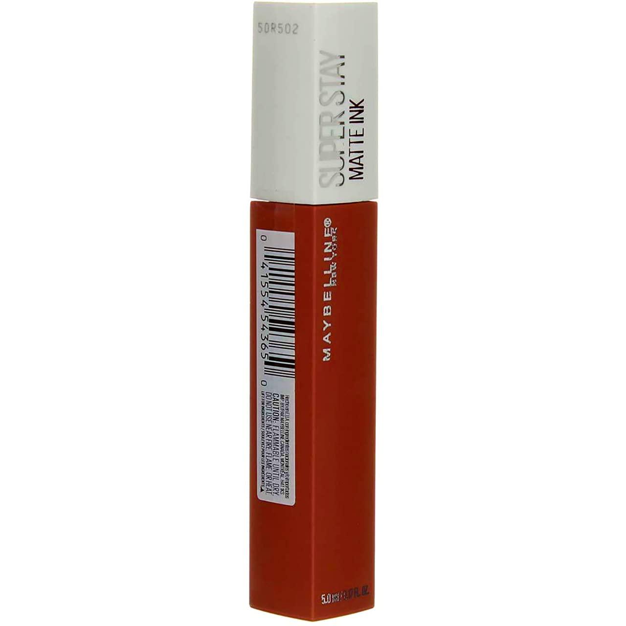 imageMAYBELLINE Super Stay Matte Ink Liquid Lipstick Makeup Long Lasting High Impact Color Up to 16H Wear Insider Midtone Yellow Brown65 SEDUCTRESS