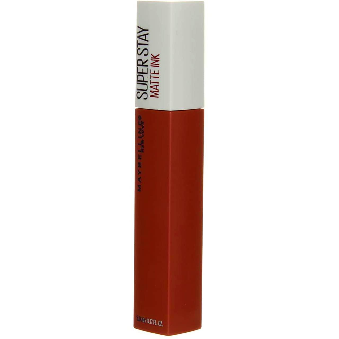 imageMAYBELLINE Super Stay Matte Ink Liquid Lipstick Makeup Long Lasting High Impact Color Up to 16H Wear Insider Midtone Yellow Brown65 SEDUCTRESS