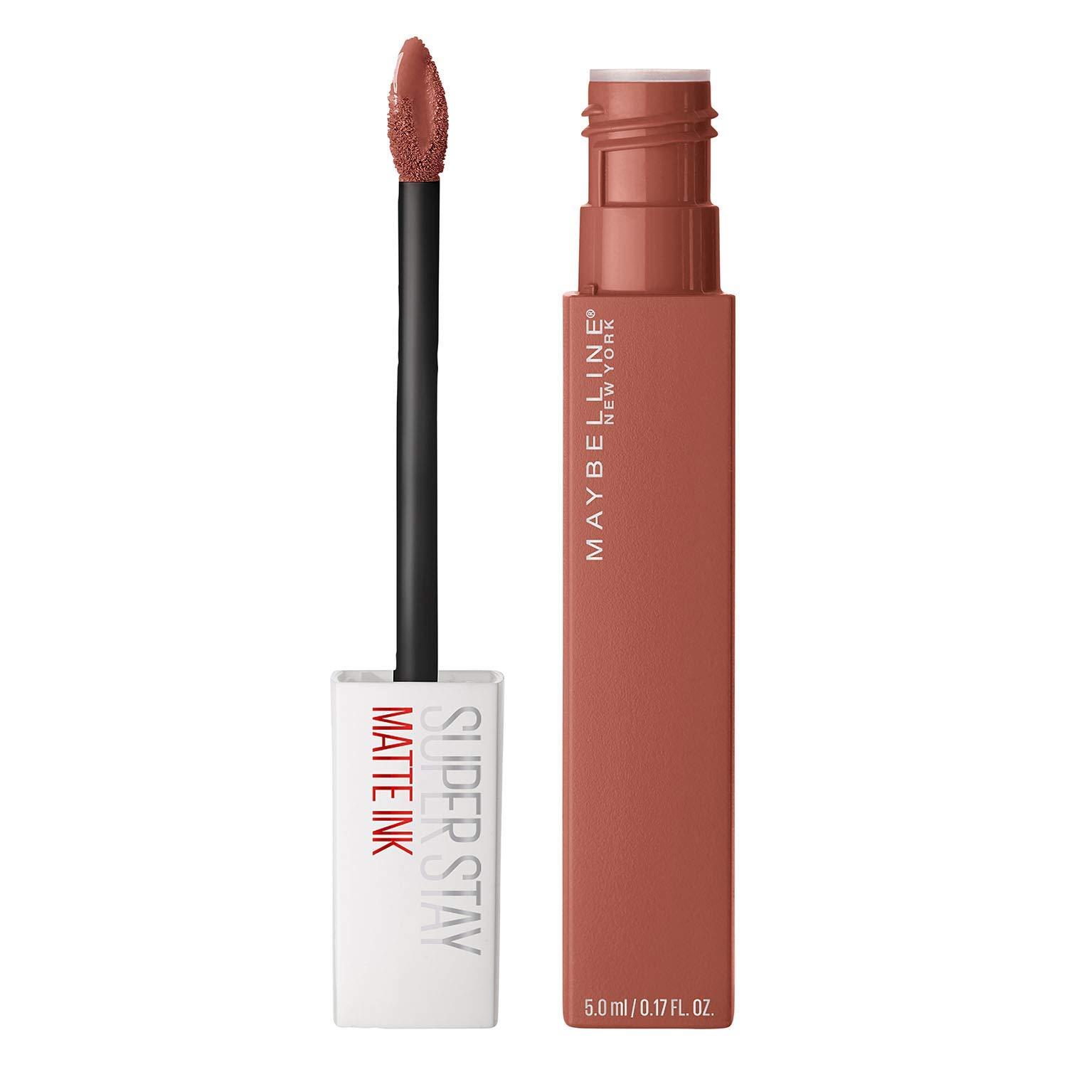 imageMAYBELLINE Super Stay Matte Ink Liquid Lipstick Makeup Long Lasting High Impact Color Up to 16H Wear Insider Midtone Yellow Brown70 AMAZONIAN