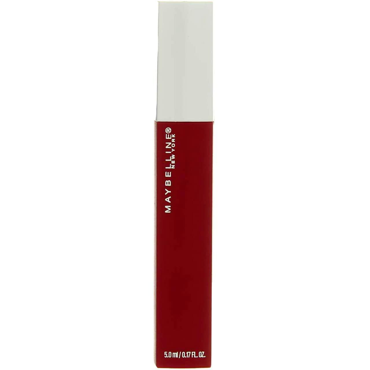 imageMAYBELLINE Super Stay Matte Ink Liquid Lipstick Makeup Long Lasting High Impact Color Up to 16H Wear Insider Midtone Yellow Brown80 RULER