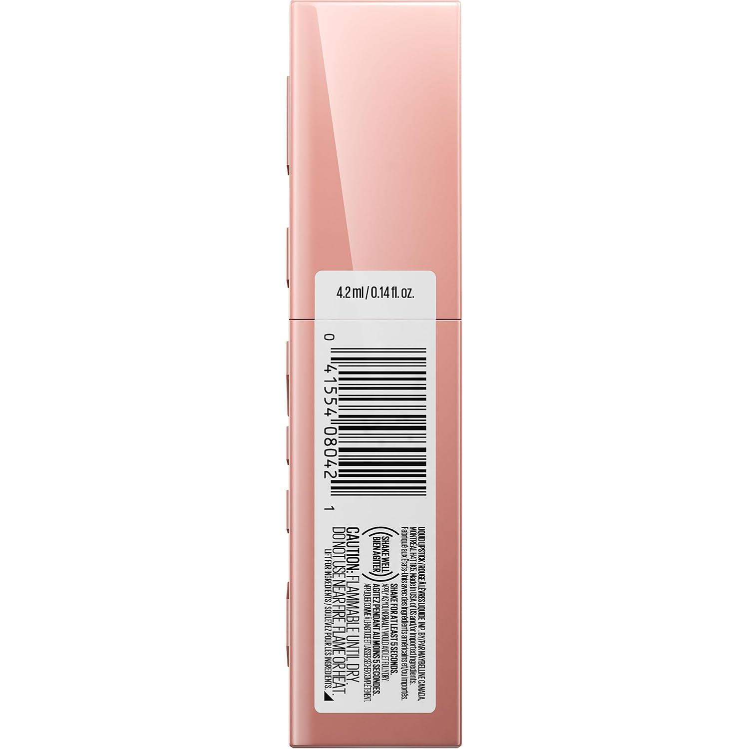 imageMAYBELLINE Super Stay Vinyl Ink Longwear NoBudge Liquid Lipcolor Make Up Highly Pigmented Color and Instant Shine Upbeat 1 Count95 CAPTIVATED