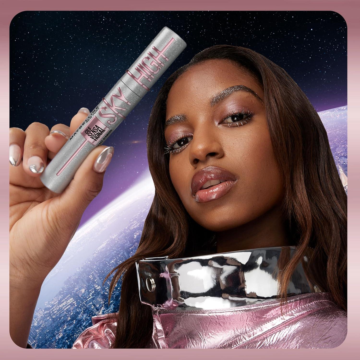 imageMaybelline Lash Sensational Holiday Makeup Kit Includes FullSize Sky High Mascara and Lash Sensational Glitter Mascara 1 Makeup Gift SetHoliday Lashes Kit