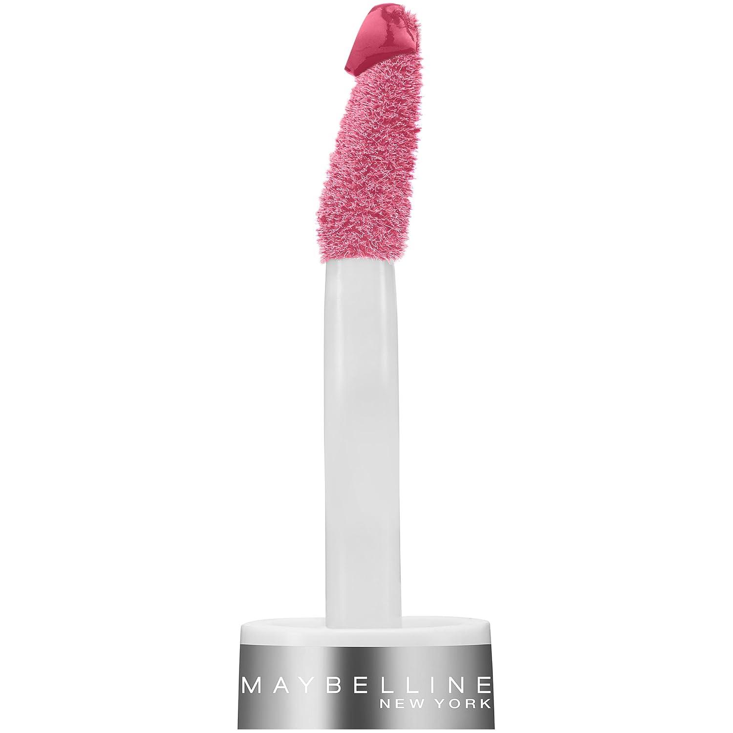 imageMaybelline Super Stay 24 2Step Liquid Lipstick Makeup Long Lasting Highly Pigmented Color with Moisturizing Balm Everlasting Wine Plum Red 1 Count100 VERY CRANBERRY