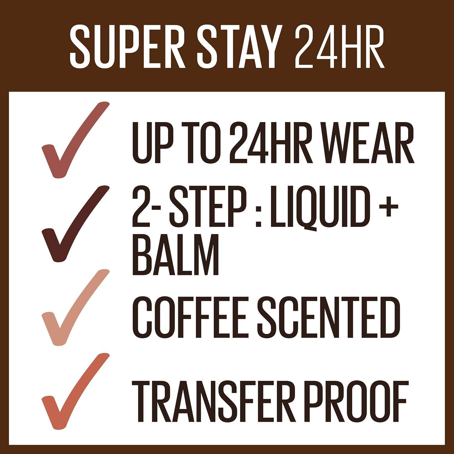 imageMaybelline Super Stay 24 2Step Liquid Lipstick Makeup Long Lasting Highly Pigmented Color with Moisturizing Balm Everlasting Wine Plum Red 1 Count325 CHAI ONCE MORE