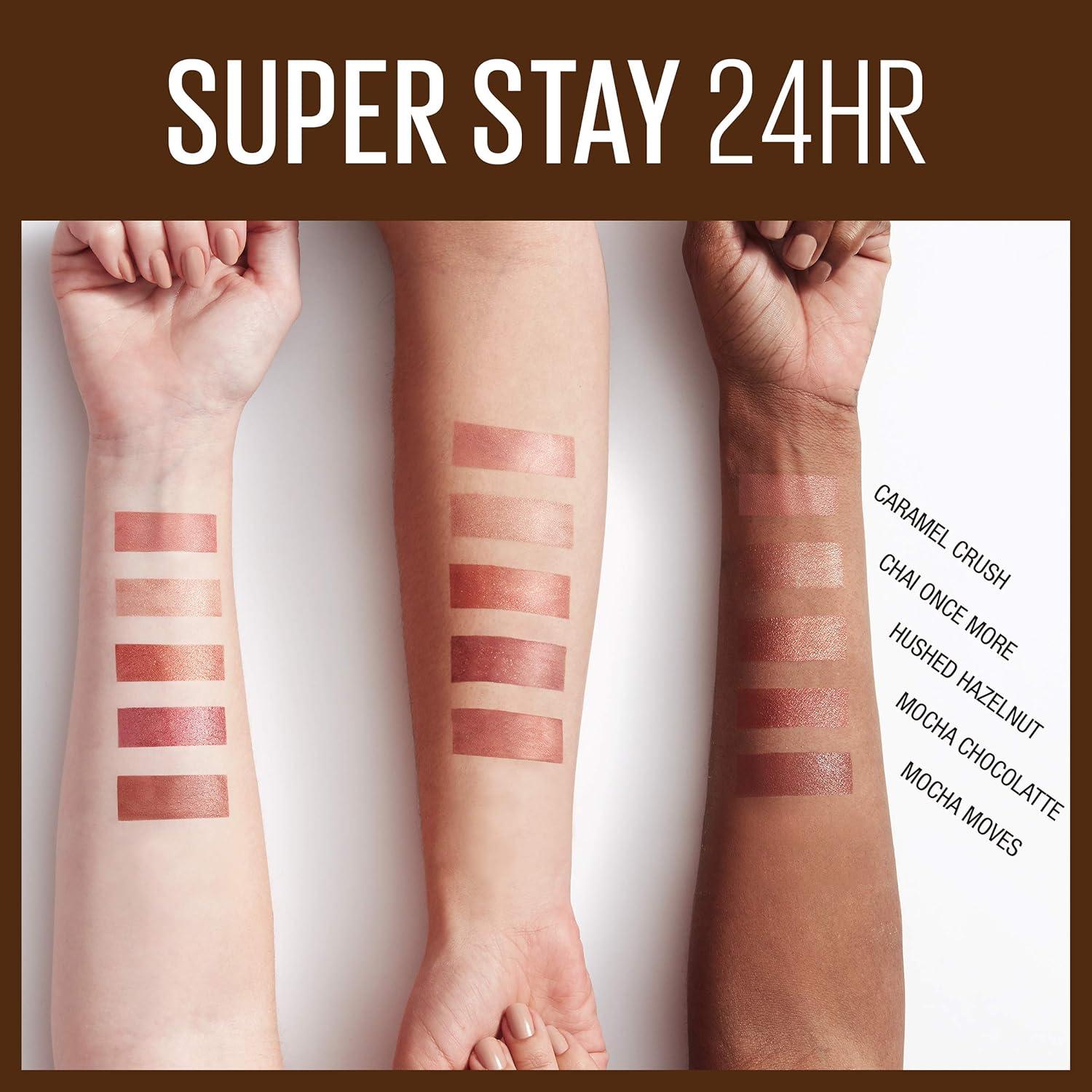 imageMaybelline Super Stay 24 2Step Liquid Lipstick Makeup Long Lasting Highly Pigmented Color with Moisturizing Balm Everlasting Wine Plum Red 1 Count325 CHAI ONCE MORE
