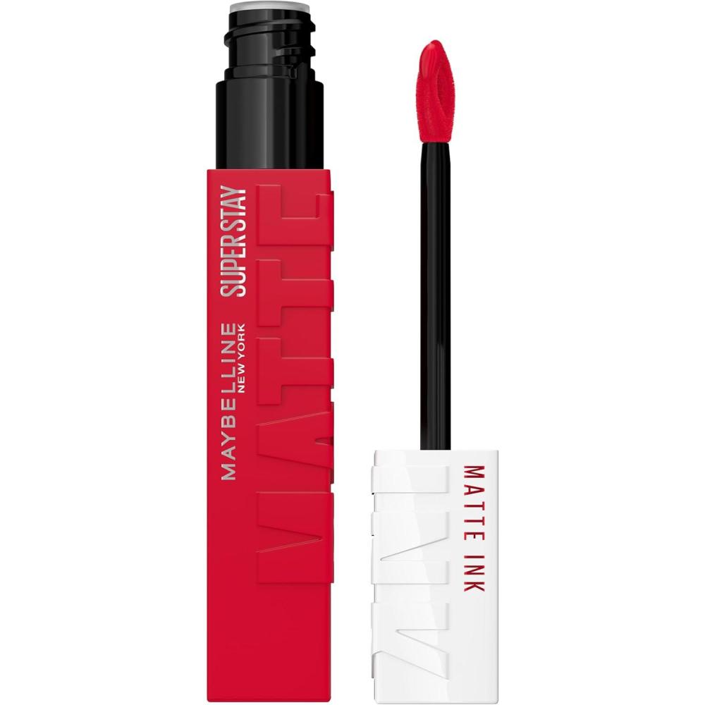 imageMAYBELLINE Super Stay Matte Ink Liquid Lipstick Makeup Long Lasting High Impact Color Up to 16H Wear Insider Midtone Yellow Brown325 SHOT CALLER