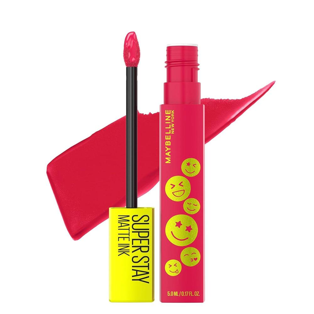 imageMAYBELLINE Super Stay Matte Ink Liquid Lipstick Makeup Long Lasting High Impact Color Up to 16H Wear Insider Midtone Yellow Brown450 MOTIVATOR