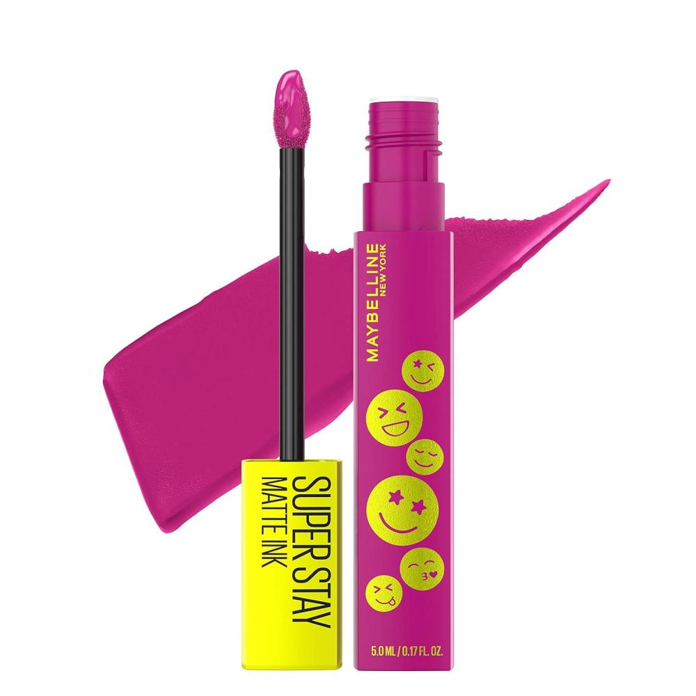 imageMAYBELLINE Super Stay Matte Ink Liquid Lipstick Makeup Long Lasting High Impact Color Up to 16H Wear Insider Midtone Yellow Brown465 REVIVER