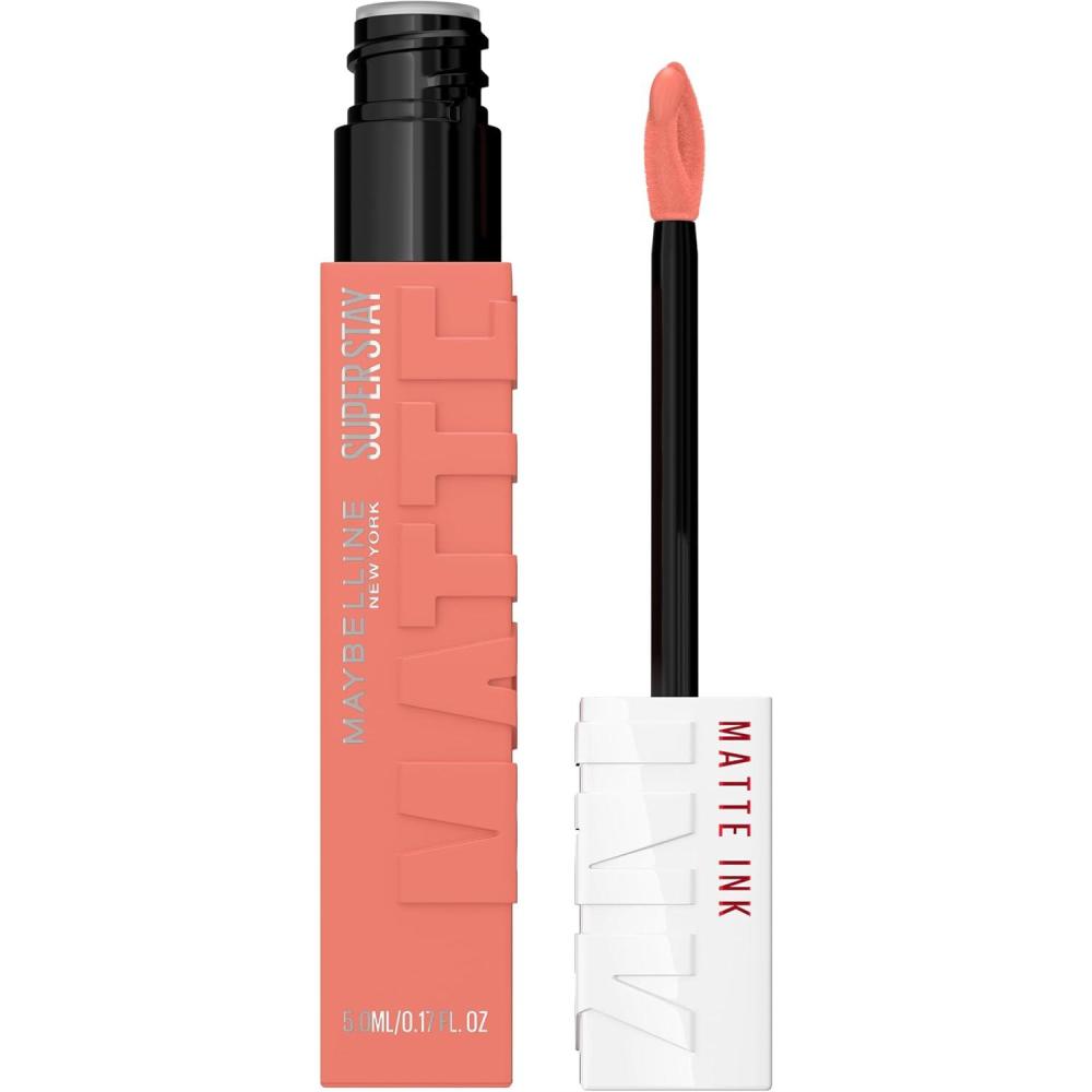 imageMAYBELLINE Super Stay Matte Ink Liquid Lipstick Makeup Long Lasting High Impact Color Up to 16H Wear Insider Midtone Yellow Brown60 POET