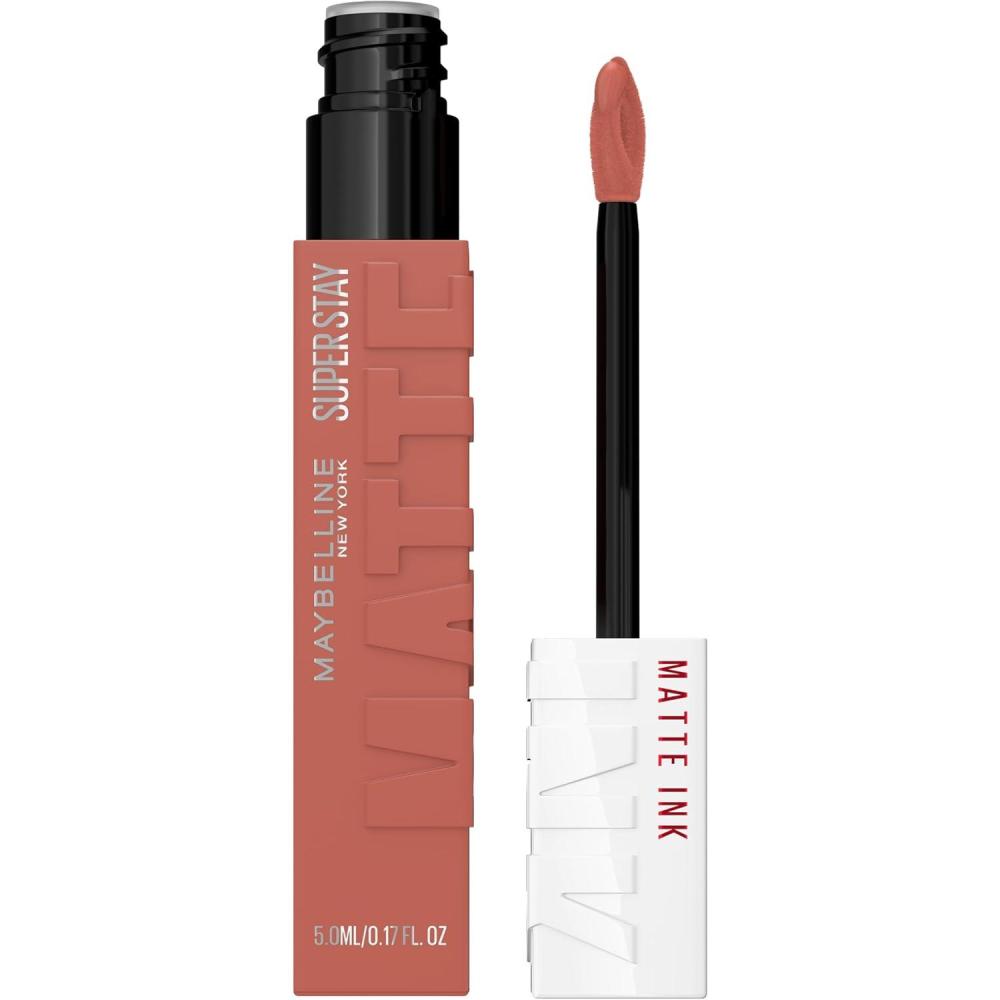 imageMAYBELLINE Super Stay Matte Ink Liquid Lipstick Makeup Long Lasting High Impact Color Up to 16H Wear Insider Midtone Yellow Brown65 SEDUCTRESS