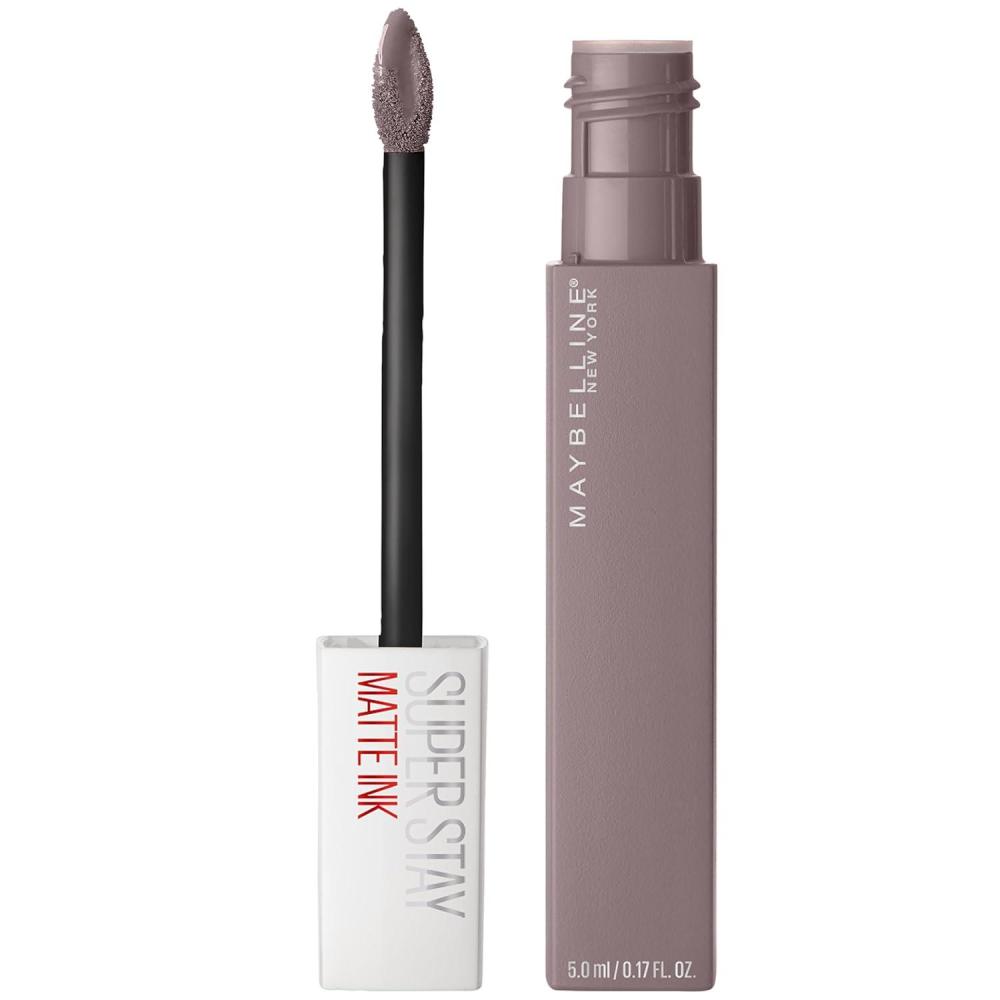 imageMAYBELLINE Super Stay Matte Ink Liquid Lipstick Makeup Long Lasting High Impact Color Up to 16H Wear Insider Midtone Yellow Brown90 HUNTRESS