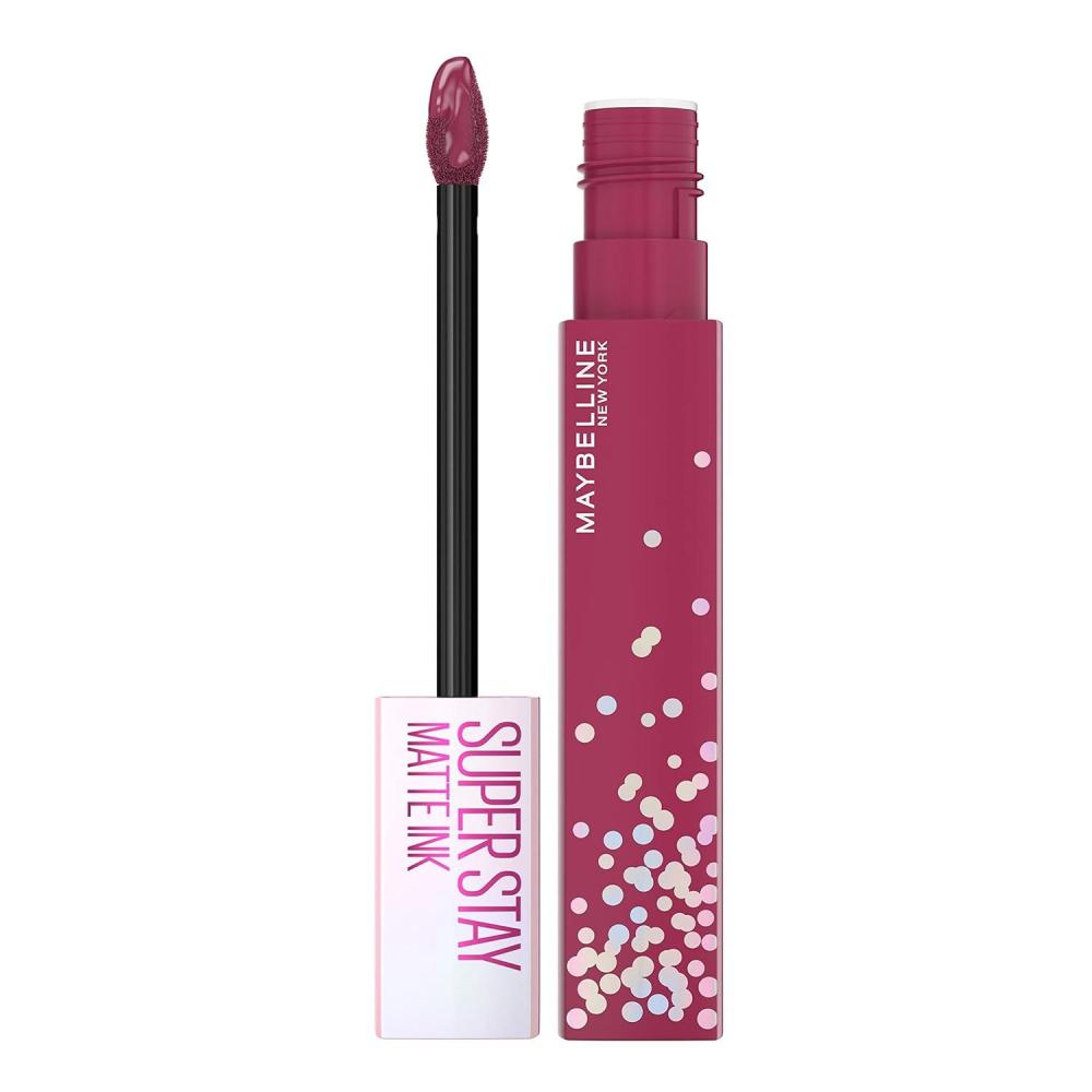 imageMAYBELLINE Super Stay Matte Ink Liquid Lipstick Makeup Long Lasting High Impact Color Up to 16H Wear Insider Midtone Yellow BrownParty Goer