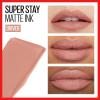MAYBELLINE Super Stay Matte Ink Liquid Lipstick Makeup, Long Lasting High Impact Color, Up to 16H Wear, Insider (Midtone Yellow Brown)(55 DRIVER)