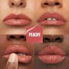 MAYBELLINE Super Stay Vinyl Ink Longwear No-Budge Liquid Lipcolor Make Up, Highly Pigmented Color and Instant Shine, Upbeat, 1 Count(15 PEACHY)
