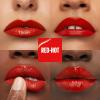 MAYBELLINE Super Stay Vinyl Ink Longwear No-Budge Liquid Lipcolor Make Up, Highly Pigmented Color and Instant Shine, Upbeat, 1 Count(25 RED-HOT)
