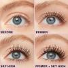Maybelline Lash Sensational Sky High Washable Mascara + Boosting Lash Primer Makeup Bundle, Includes 1 Mascara in Blackest Black and 1 Eyelash Primer in Soft Black
