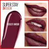 Maybelline Super Stay 24, 2-Step Liquid Lipstick Makeup, Long Lasting Highly Pigmented Color with Moisturizing Balm, Everlasting Wine, Plum Red, 1 Count(0 MERLOT ARMOUR)