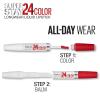 Maybelline Super Stay 24, 2-Step Liquid Lipstick Makeup, Long Lasting Highly Pigmented Color with Moisturizing Balm, Everlasting Wine, Plum Red, 1 Count(010 RELIABLE RASPBERRY)