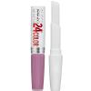 Maybelline Super Stay 24, 2-Step Liquid Lipstick Makeup, Long Lasting Highly Pigmented Color with Moisturizing Balm, Everlasting Wine, Plum Red, 1 Count(085 LASTIN LILAC)