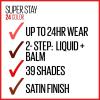 Maybelline Super Stay 24, 2-Step Liquid Lipstick Makeup, Long Lasting Highly Pigmented Color with Moisturizing Balm, Everlasting Wine, Plum Red, 1 Count(100 VERY CRANBERRY)