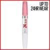 Maybelline Super Stay 24, 2-Step Liquid Lipstick Makeup, Long Lasting Highly Pigmented Color with Moisturizing Balm, Everlasting Wine, Plum Red, 1 Count(110 SO PEARLY PINK)