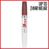 Maybelline Super Stay 24, 2-Step Liquid Lipstick Makeup, Long Lasting Highly Pigmented Color with Moisturizing Balm, Everlasting Wine, Plum Red, 1 Count(145 CONSTANT COCOA)