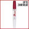 Maybelline Super Stay 24, 2-Step Liquid Lipstick Makeup, Long Lasting Highly Pigmented Color with Moisturizing Balm, Everlasting Wine, Plum Red, 1 Count(15 ALL DAY CHERRY)