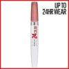 Maybelline Super Stay 24, 2-Step Liquid Lipstick Makeup, Long Lasting Highly Pigmented Color with Moisturizing Balm, Everlasting Wine, Plum Red, 1 Count(150 TIMELESS TOFFEE)