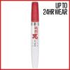 Maybelline Super Stay 24, 2-Step Liquid Lipstick Makeup, Long Lasting Highly Pigmented Color with Moisturizing Balm, Everlasting Wine, Plum Red, 1 Count(20 CONTINUOUS CORAL)