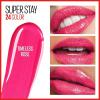 Maybelline Super Stay 24, 2-Step Liquid Lipstick Makeup, Long Lasting Highly Pigmented Color with Moisturizing Balm, Everlasting Wine, Plum Red, 1 Count(215 PINK GOES ON)
