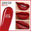 Maybelline Super Stay 24, 2-Step Liquid Lipstick Makeup, Long Lasting Highly Pigmented Color with Moisturizing Balm, Everlasting Wine, Plum Red, 1 Count(25 KEEP UP THE FLAME)