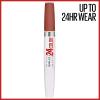 Maybelline Super Stay 24, 2-Step Liquid Lipstick Makeup, Long Lasting Highly Pigmented Color with Moisturizing Balm, Everlasting Wine, Plum Red, 1 Count(275 ENDLESS ESPRESSO)