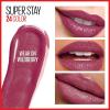 Maybelline Super Stay 24, 2-Step Liquid Lipstick Makeup, Long Lasting Highly Pigmented Color with Moisturizing Balm, Everlasting Wine, Plum Red, 1 Count(45 WEAR ON WILDBERRY)
