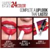 Maybelline Super Stay 24, 2-Step Liquid Lipstick Makeup, Long Lasting Highly Pigmented Color with Moisturizing Balm, Everlasting Wine, Plum Red, 1 Count(45 WEAR ON WILDBERRY)