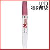Maybelline Super Stay 24, 2-Step Liquid Lipstick Makeup, Long Lasting Highly Pigmented Color with Moisturizing Balm, Everlasting Wine, Plum Red, 1 Count(55 PERPETUAL PLUM)