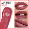 Maybelline Super Stay 24, 2-Step Liquid Lipstick Makeup, Long Lasting Highly Pigmented Color with Moisturizing Balm, Everlasting Wine, Plum Red, 1 Count(55 PERPETUAL PLUM)
