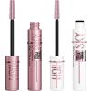 Maybelline Lash Sensational Sky High Washable Mascara + Boosting Lash Primer Makeup Bundle, Includes 1 Mascara in Blackest Black and 1 Eyelash Primer in Soft Black