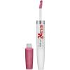 Maybelline Super Stay 24, 2-Step Liquid Lipstick Makeup, Long Lasting Highly Pigmented Color with Moisturizing Balm, Everlasting Wine, Plum Red, 1 Count(100 VERY CRANBERRY)