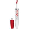 Maybelline Super Stay 24, 2-Step Liquid Lipstick Makeup, Long Lasting Highly Pigmented Color with Moisturizing Balm, Everlasting Wine, Plum Red, 1 Count(200 ETERNAL CHERRY)