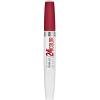 Maybelline Super Stay 24, 2-Step Liquid Lipstick Makeup, Long Lasting Highly Pigmented Color with Moisturizing Balm, Everlasting Wine, Plum Red, 1 Count(25 KEEP UP THE FLAME)
