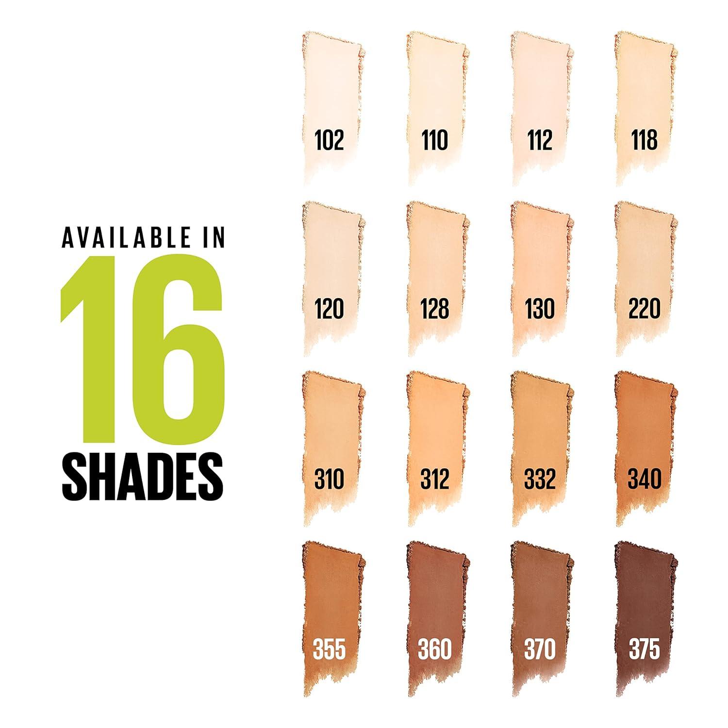 imageMaybelline Super Stay Up to 24HR Hybrid PowderFoundation MediumtoFull Coverage Makeup Matte Finish 128 1 CountSUPERSTAY POWDER 102