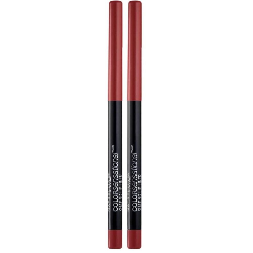 imageMaybelline Color Sensational Shaping Lip Liner with SelfSharpening Tip Totally Toffee Nude 1 CountBRICK RED LINER