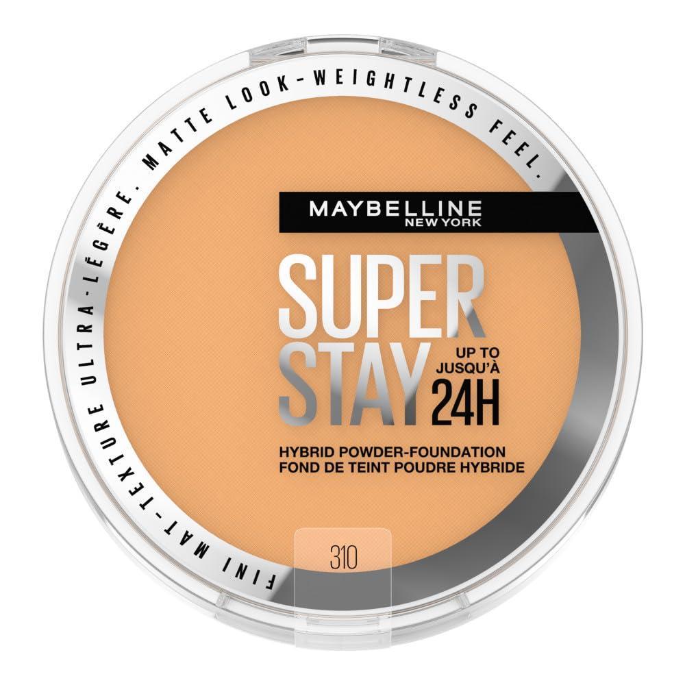 imageMaybelline Super Stay Up to 24HR Hybrid PowderFoundation MediumtoFull Coverage Makeup Matte Finish 128 1 CountSUPERSTAY POWDER 310