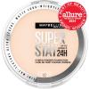 Maybelline Super Stay Up to 24HR Hybrid Powder-Foundation, Medium-to-Full Coverage Makeup, Matte Finish, 128, 1 Count(SUPERSTAY POWDER 102)