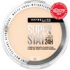 Maybelline Super Stay Up to 24HR Hybrid Powder-Foundation, Medium-to-Full Coverage Makeup, Matte Finish, 128, 1 Count(SUPERSTAY POWDER 110)